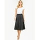 thumbnail image 4 of Falda plisada con brillos negro L AMAD FW22-F14, 4 of 6