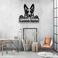thumbnail image 2 of Craftnamesign Custom German Dog Metal Wall Art LED Light, Personalized Shepherd Dog Name Sign, 2 of 5