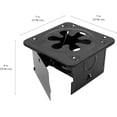 thumbnail image 5 of Coghlan's Portable Folding Camp Stove – Compact, Lightweight Steel Cooking Stove for Camping, Backpacking, Hiking, or Emergency Use – Uses Canned Heat or Fuel Tablets, Black, 5 of 7
