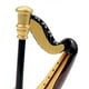 thumbnail image 5 of Wooden Miniature Harp with Case Mini Musical Instrument Replica Miniature Dollhouse Model Home Decor, 5 of 5