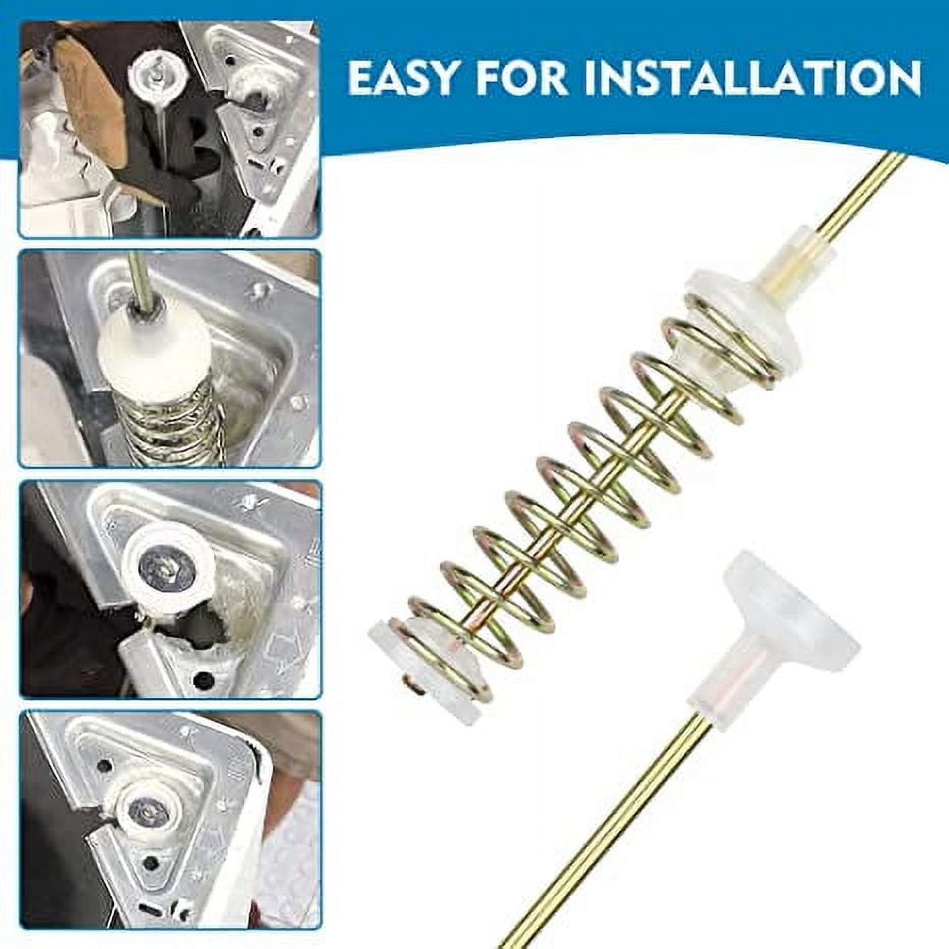 Upgrade 4 Pieces DC97-16350E Washer Damper Suspension Support Rods Compatible for Samsung Washer Replacement Part DC97-05280K DC97-16350J DC97-05280W PS4276369 3282690