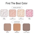 thumbnail image 2 of Highlighter Makeup , High Glossy  Illuminator ,  Shimmer Smooth Baked  with  Glow Finish, Facial Glitter Lasting Sparkling Luminizers Highlighter-SUN GLOW, 2 of 6