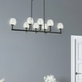 thumbnail image 3 of Dainolite Nora 8 Light Contemporary Matte Black Luxury Lantern Chandelier, 3 of 4
