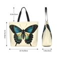thumbnail image 5 of Naloa Blue Black Butterfly Art Tote Bag for Women Large Capacity Shoulder Bag for College Work Travel Shopping, 5 of 8