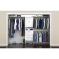 thumbnail image 2 of Closetmaid Ss25-Cos2d4dr Suitesymphony 7 To 10 Foot Wide Closet System Organizer Kit -, 2 of 7