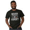thumbnail image 4 of Never Forget Old School Video Gamer Men's Graphic T Shirt Tees Brisco Brands L, 4 of 4
