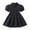Navy, variant on FUNDUFI Toddler Girls Dresses Puff Sleeve Simple Solid Color Dress Soft Breathable Loose Princess Dresses Lovely Girl's Sundress