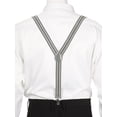thumbnail image 3 of INSPIRE CHIC Unisex Elastic Y Shape Adjustable Printed Suspenders Gray 79 x 2.5cm/31 1/8 x 1 inches, 3 of 5
