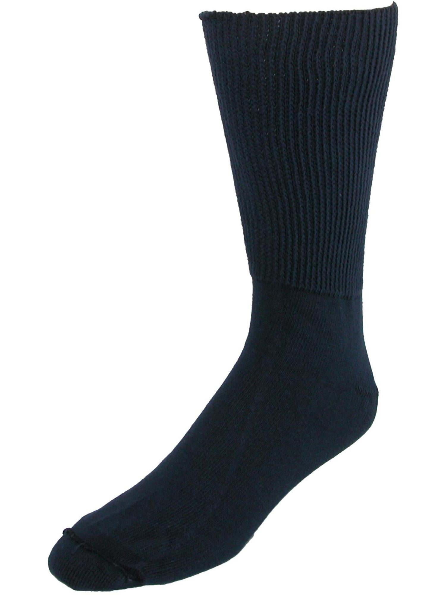 Extra Wide Socks Extra Wide Sock Co. Cotton Medical Socks (Men's Big & Tall)