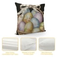 thumbnail image 4 of YINGXI Decorative Throw Pillow Covers, Wreath Pillowcase, 20x20in, 4 of 5