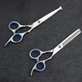 thumbnail image 3 of 2 Pairs Hair Scissors Professional Haircut Shears Haircut Scissors for Home, 3 of 8
