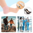 thumbnail image 4 of Unique Bargains 1 Pair Silicone Thin Heel Protectors for Travelling Pink Silicone, 4 of 4