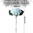 thumbnail image 3 of Hydrangea Artificial Flowers, Large Single Headed 20" Faux Hydrangea Flower with Stems, Full Latex Real Touch Hydrangea Flowers for Office Home Party Wedding Decor, 3 of 8