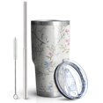 thumbnail image 2 of 30oz Pioneer Flower Tumblers Stainless Steel Tumbler with Lid and Straw,Vacuum Insulated Double Wall Travel Tumbler Cups Mug with Cleaning Brush for Coffee,Tea, 2 of 7