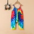 thumbnail image 5 of Toddler Kid Jumpsuit Pants Clothes Toddler Kids Baby Girls Strap Tie Dyed Romper Jumpsuit Outfits Summer Jumpsuit For Girls Boys, 5 of 7
