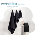 thumbnail image 3 of Martex Expression Air Sculpted 6-Piece Towel Set, Washed Black, 3 of 8