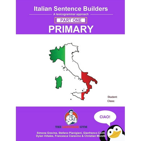 The Language Gym - Sentence Builder Primary Italian Sentence Builders, (Paperback)