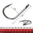thumbnail image 5 of 1000 PCS Fishing Hooks Set High Carbon Steel Barbed FishHooks for Saltwater Freshwater Fishing Gear, 5 of 6
