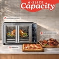 thumbnail image 6 of Gourmia Digital Air Fryer Toaster Oven with Single-Pull French Doors, New, 6 of 11