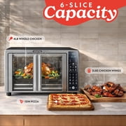 Gourmia Digital Air Fryer Toaster Oven with Single-Pull French Doors, New