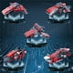 thumbnail image 5 of Juego de bloques de construcción AUYYOSK Dinosaur 782 piezas con 11 en 1, 5 of 6