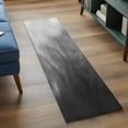 thumbnail image 3 of Runner Rug 2'x6', Black Grey Ombre Washable Non-Slip Hallway Runner Rugs, Coastal Beach Modern Abstract Art Bedside Rugs Floor Mats Carpet Runners for Kitchen Bathroom Laundry Room, 3 of 8