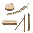 thumbnail image 4 of Juego de 5 posavasos de madera para pájaros Bling Bling, 4 of 12