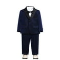 thumbnail image 2 of JTieaclothes Elegant Boys For Sparkling Solid With Dress Pants London Style For Performances Pages And Rehearsals,Boys Outfit Sets Sizes 9-10 Years, 2 of 7