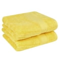 thumbnail image 6 of Ample Decor Hand Towel Set of 2 100% Cotton 18X28 inch - Yellow, 6 of 8