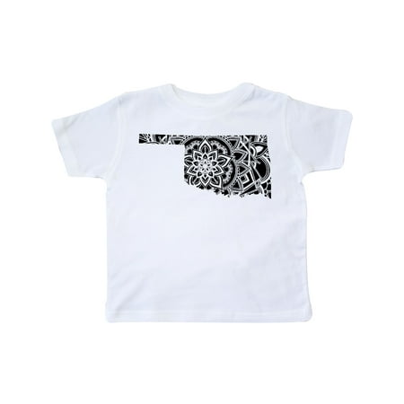 

Inktastic Oklahoma Silhouette Mandala Gift Toddler Boy or Toddler Girl T-Shirt