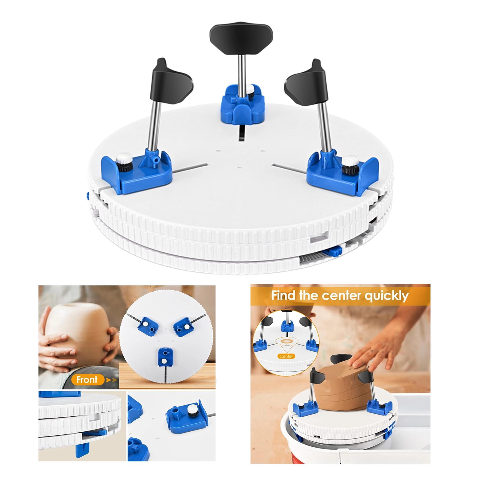 FVDPWYE Queen Adjustable Pottery Machine Turntable Clamp Pottery Repair Tools Ceramic 3 Support