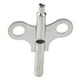 thumbnail image 4 of Llave de cuerda para reloj, portátil, fácil de usar, de acero, para relojes de madera, accesorio para recibidor, oficina, dormitorio, hotel y hogar. Doble Cabeza de Plata, 4 of 8