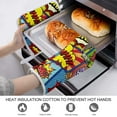 thumbnail image 3 of Colorful Comic Book Panels Oven Gloves And Pots Stand Set Oven Gloves And Pot Racks Pot Racks And Oven Gloves Set, 3 of 9