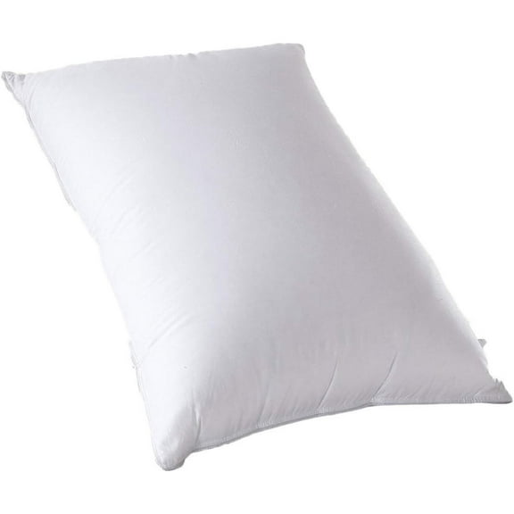 Bilot Down Pillows (Medium Firm) Queen/Standard Size White Down Pillow, 100% Cotton Shell with 500-Thread-Count, 750-Fill-Power, 33-Ounces of Filling (Pack of 1)