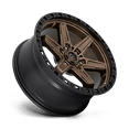 thumbnail image 2 of Fuel 1PC Aluminum Rim D699 KICKER 20X9in Matte Bronze with Black Bead Ring Finish, D69920908457, 2 of 3