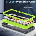 thumbnail image 2 of Compatible for Samsung Galaxy S20 Ultra Case: Heavy Duty 3 in 1 Samsung S20 Ultra Case, Military Grade Shockproof Phone Case Cover for Samsung Galaxy S20 Ultra (Green+Grey), 2 of 12