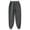 z-Grey37426, variant on FINALGANG Boys Kids Solid Color Jogger Pants Elastic Waist Drawstring Casual Tapered Trousers With Side Pockets For Outdoor Daily Wear Black 6-7 Years