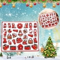 thumbnail image 3 of Calendario de Adviento navideño 2021, juego de juguetes de cuenta regresiva para niñas y niños, regalo sorpresa, árbol de Navidad, decoración diferente, colgante, 3 of 7
