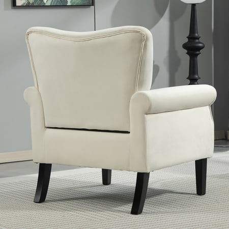 mid-century modern wingback accent chair product