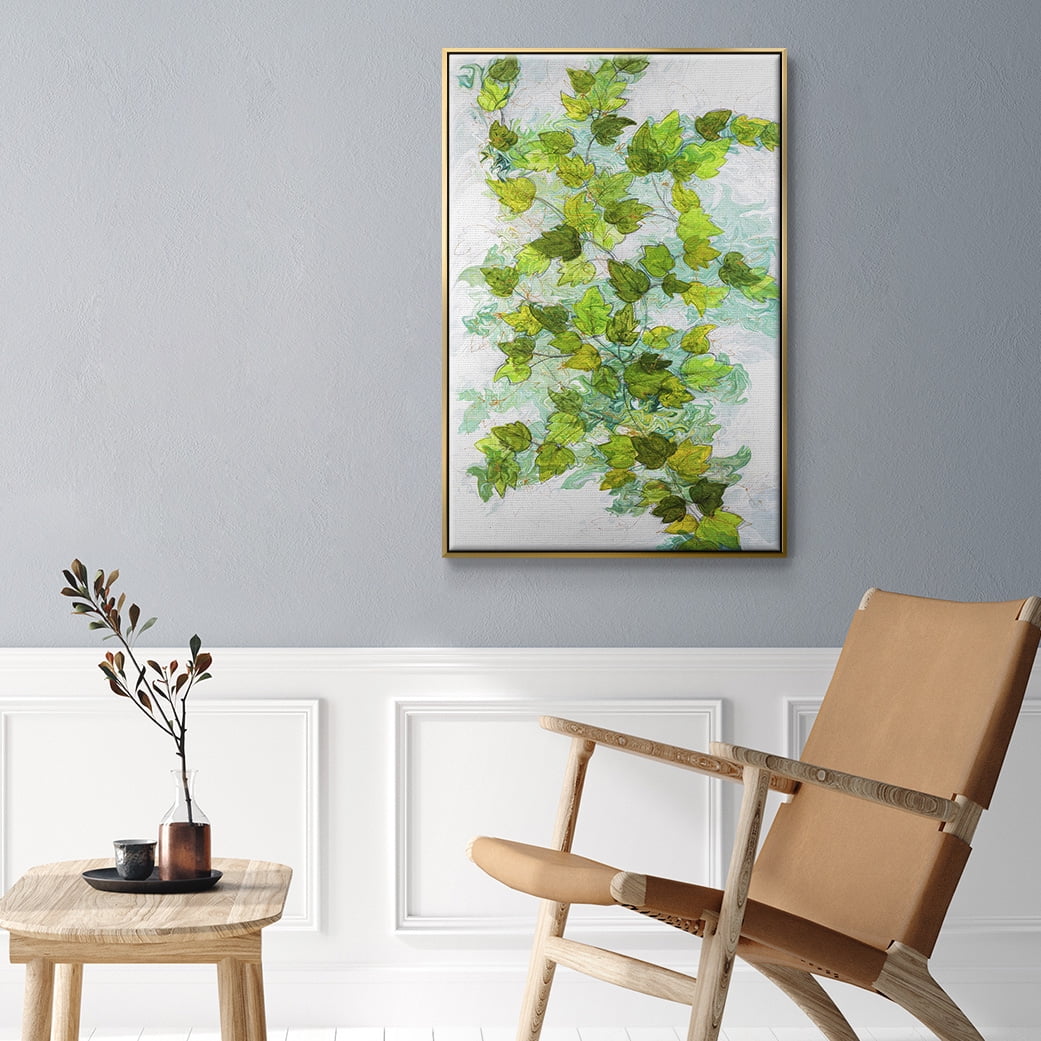 Ivy Framed Premium Gallery Wrapped Canvas - Ready to Hang
