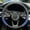 Blue, variant on Steering Wheel Cover Universal 15 inch Microfiber Leather Viscose Breathable Anti-Slip