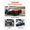thumbnail image 4 of 500 lbs Hitch Mount Cargo Carrier - Foldable Design with Cargo Net, Durable Steel Construction for Travel & Hauling, 4 of 10