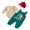 Green, variant on RUINIXCW Baby Boy Christmas Outfits Rompers Letter Embroidery Overalls Pants and Hat