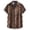 Brown, variant on Xmyrz Button Down Shirt For Men Short Sleeve Leopard Print Loose Collar Shirts Lightweight Classic Basic Blouse Brown L