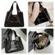 thumbnail image 5 of Almacenamiento Bolso Mano Transparente para Mujer Compras PVC Con Cierre Magnético, 5 of 9