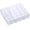 2PCS, variant on Sewing Machine Bobbin Case Organizer with 25 Grids Transparent Plastic Storage Box for Spools and Sewing Accessories Tools Knitting Needle Container Holder