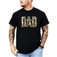 thumbnail image 4 of Dad Shirt for Hunter Camo Outdoorsman Deer Hunting Graphic Tee for Men Black Shirt Adult Medium, 4 of 8