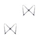 thumbnail image 4 of Qarigey Poliéster Unisex Brace Adultos de moda Portátil Elegante Color sólido Tirantes traseros ajustables con 2 clips Gris Gris 2piezas, 4 of 6