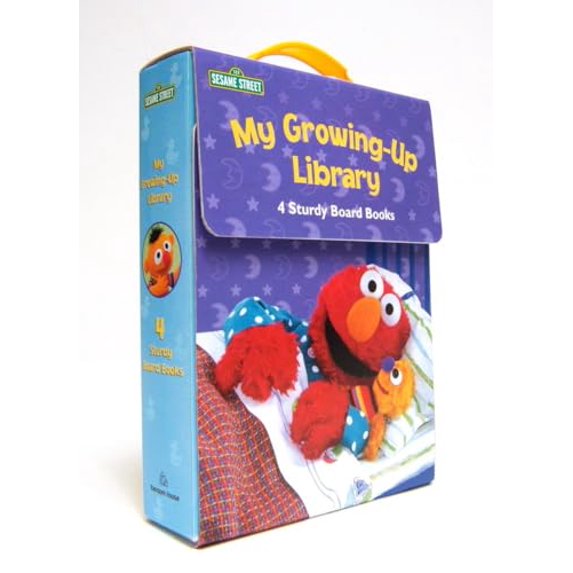 Pre-Owned My Growing-Up Library: Sesame Street Board Books- Too Big for Diapers / Big Enough for a Bed / Too Big for Bottles / Big Enough for a Bike, 9780375859847, 0375859845, Paperback, Box Brdbk edition