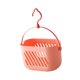 thumbnail image 3 of Organizador de ducha colgante, soporte para champú y jabón con ganchos, cesta de almacenamiento, Rosa, 3 of 9